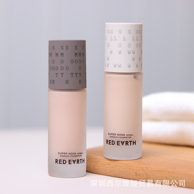Redearth Red Earth Foundation Liquid Skin Nourishing Waterproof Concealer Moisturizing Supernova Makeup