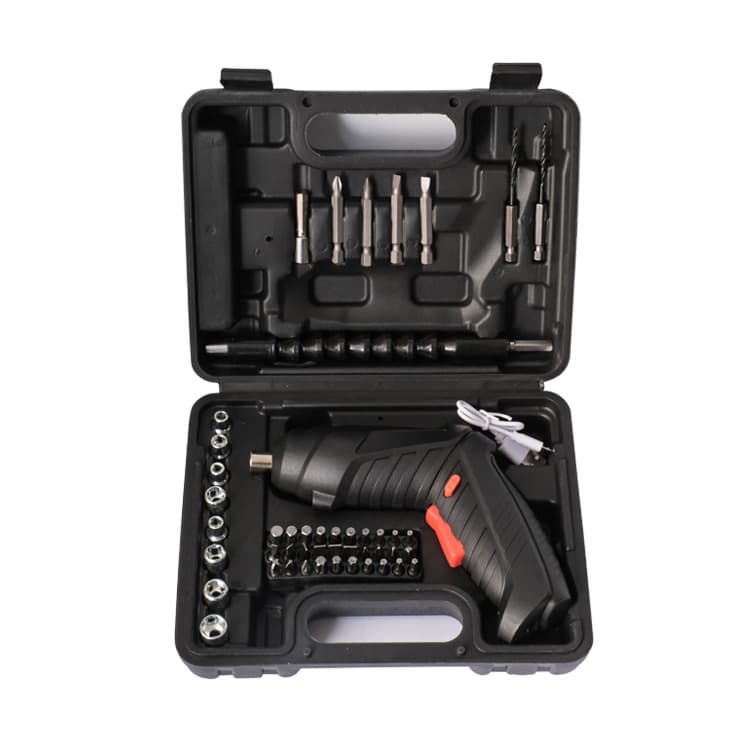 3.6V electric screwdriver, 47-piece set with USB charging cable, electric tool kit