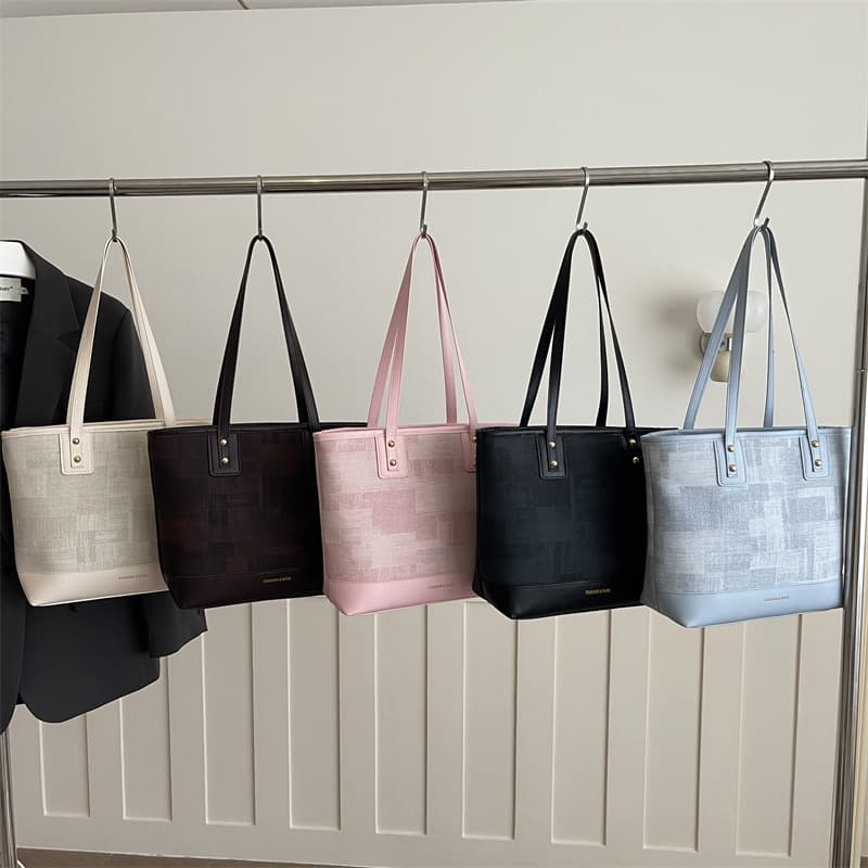 2026 Spring New Commuter Bag for Women, Stylish Shoulder Underarm Bag, Fashionable Large Capacity Tote Bag, Five Colors Available
