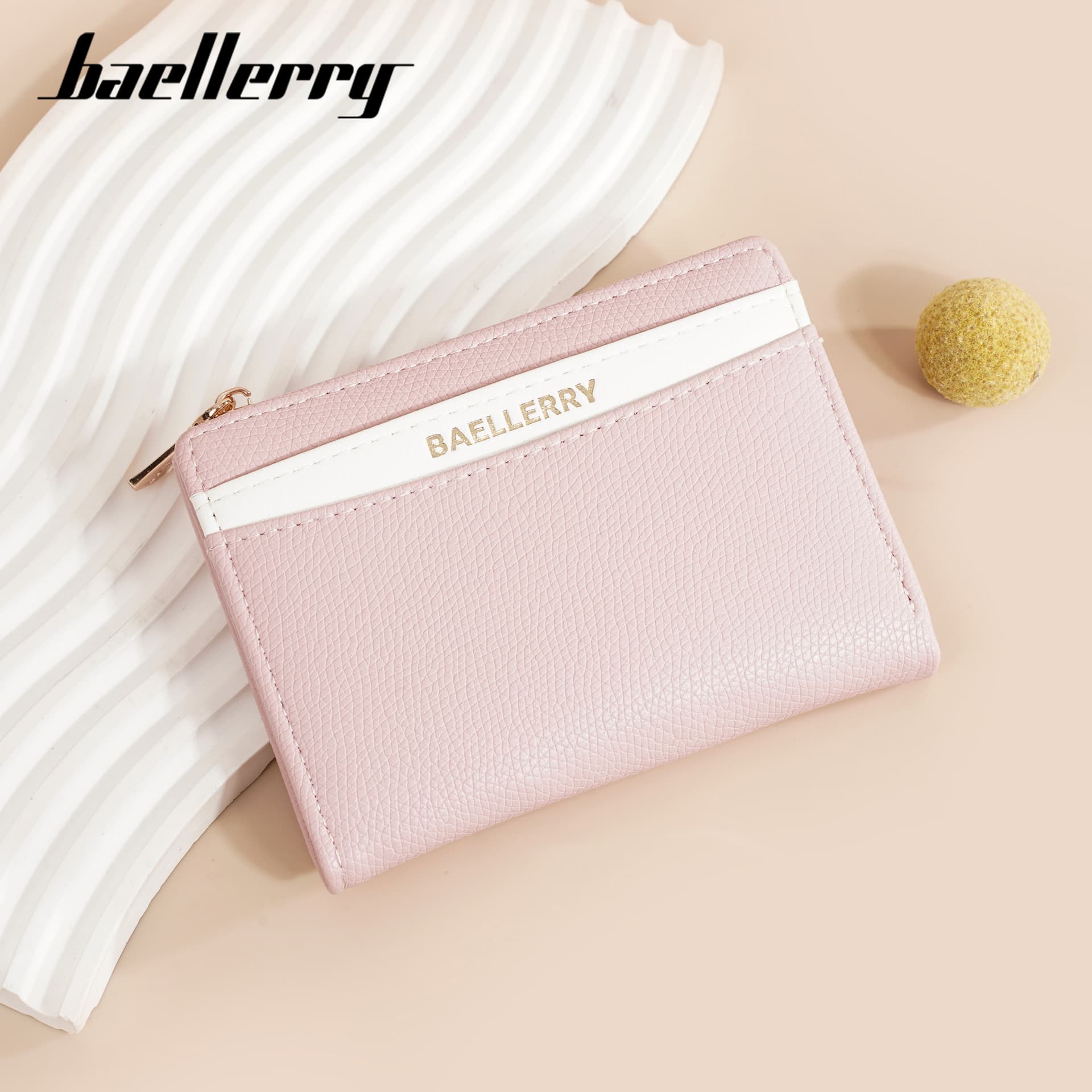Women's wallet warm color multi-card slot large capacity new short snap zipper coin purse card holder wallet wallet for women