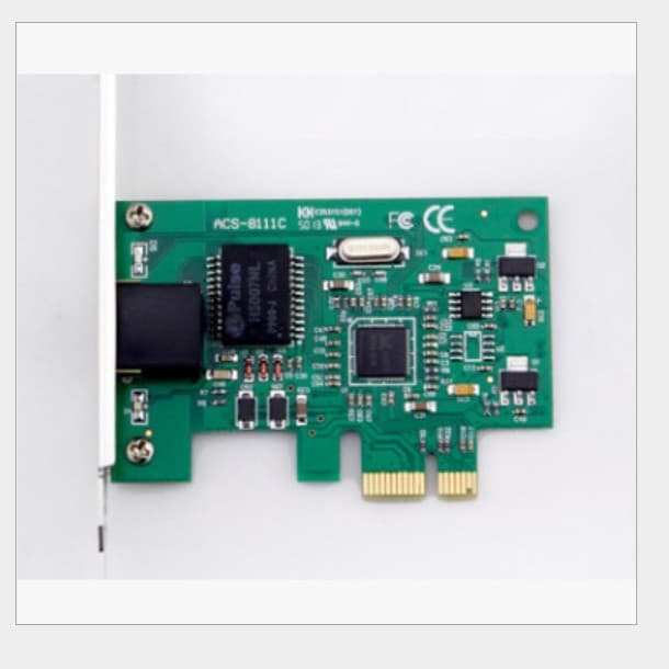 PCIe Gigabit Ethernet 1000M Wired Network Card with RTL8111C Chip - Driver-Free