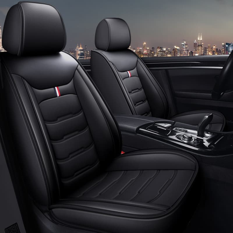 Cross-border Wholesale JBS Full Wrap 9D Full Leather Car Seat Cushion Four-Season Sport Seat Cover Car Interior Accessories