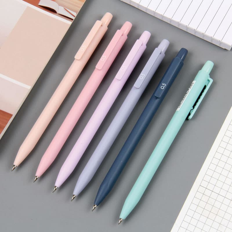 Morandi Color Triangle Rod Creative Automatic Pencil Simple Style Office Stationery