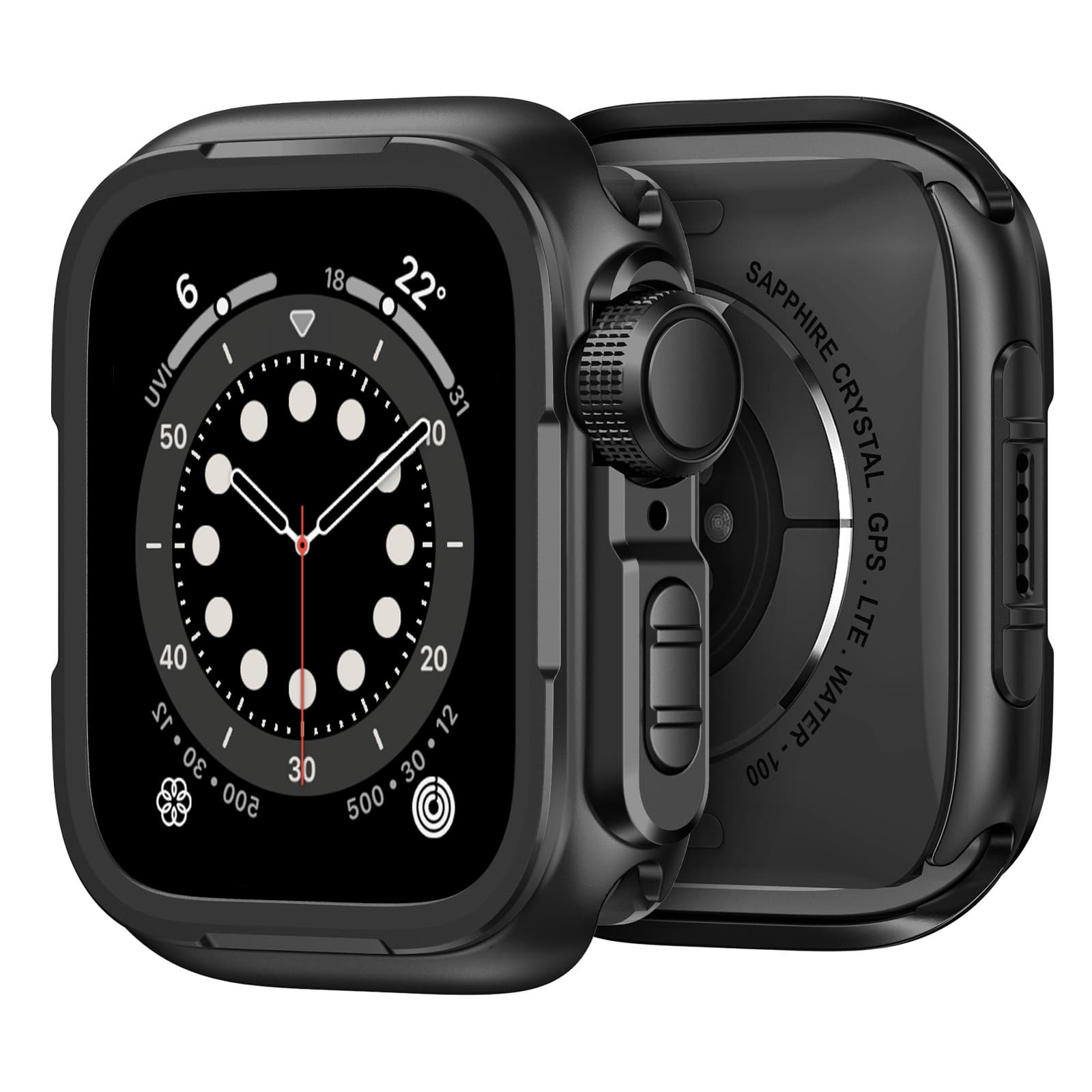 Suitable for Apple Apple Watch watch case to change into Ultra protective cover in seconds, metal hollow front and rear 360 protective case