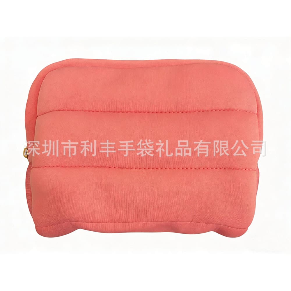 Sephora Fluffy Soft Cloud Makeup Bag Handbag Large Capacity 2026 Fall/Winter New Nylon Quilted