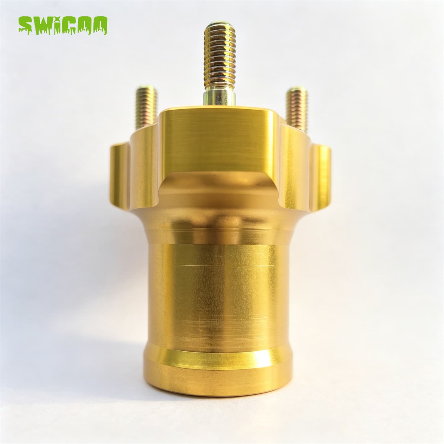 In Stock Gold 40MM Kart Front Wheel Hub 3 Stud