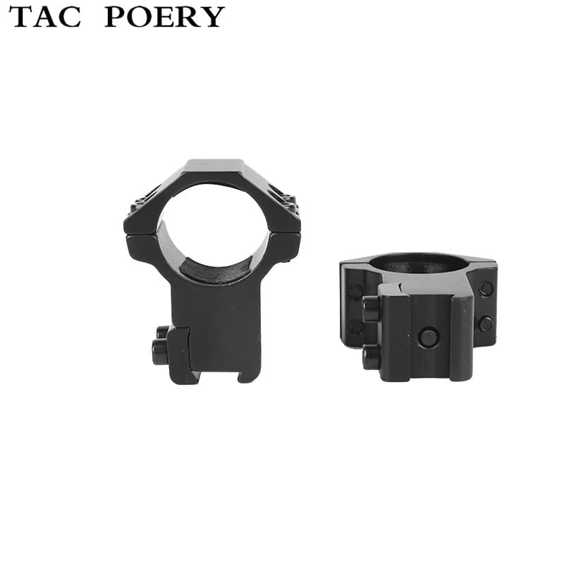 25.4MM High Narrow Tube Clamp Scope Tube Clamp Aluminum Alloy High Narrow Sight Clamp Laser Clamp 11mm Rail