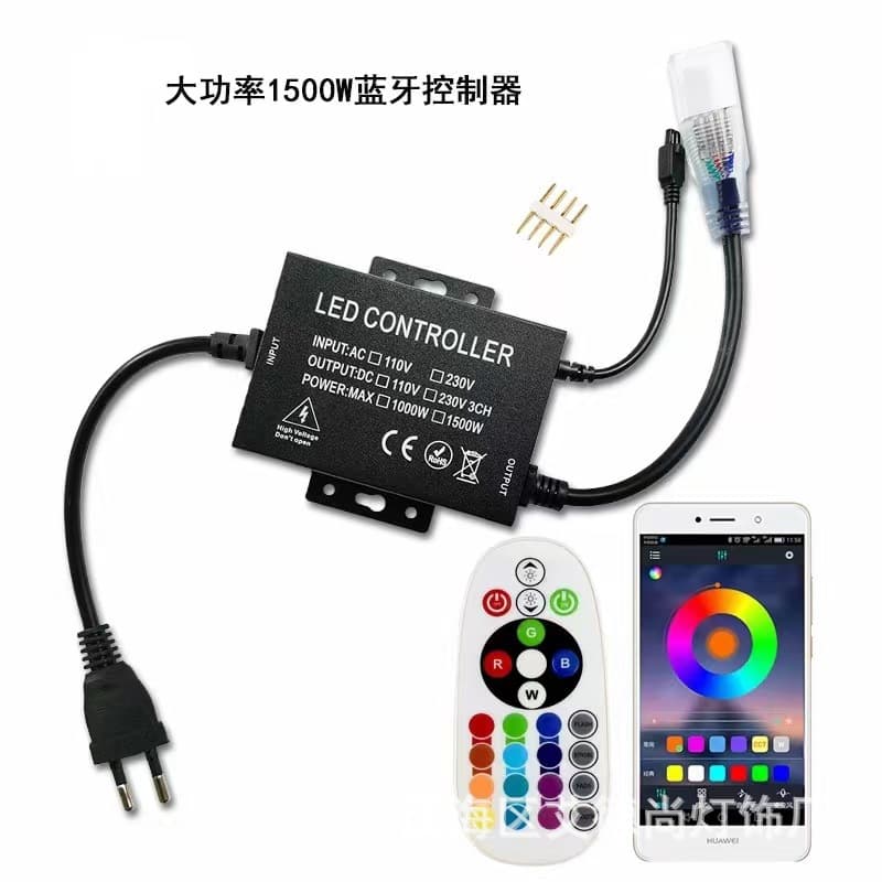LED Strip Light 110V 220V RGB 5050 Flexible Colorful Outdoor Waterproof Atmosphere Lighting Engineering Light Bar