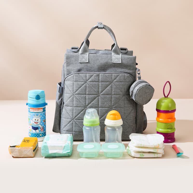 Foreign trade new Korean style mommy bag large capacity mother and baby bag outing travel bag multifunctional water repellent backpack