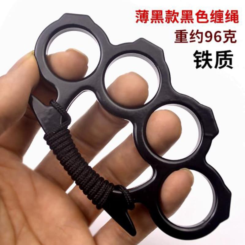 Iron finger tiger four-finger boxing training outdoor safety defense broken window bag EDC tool portable fighting protective gear