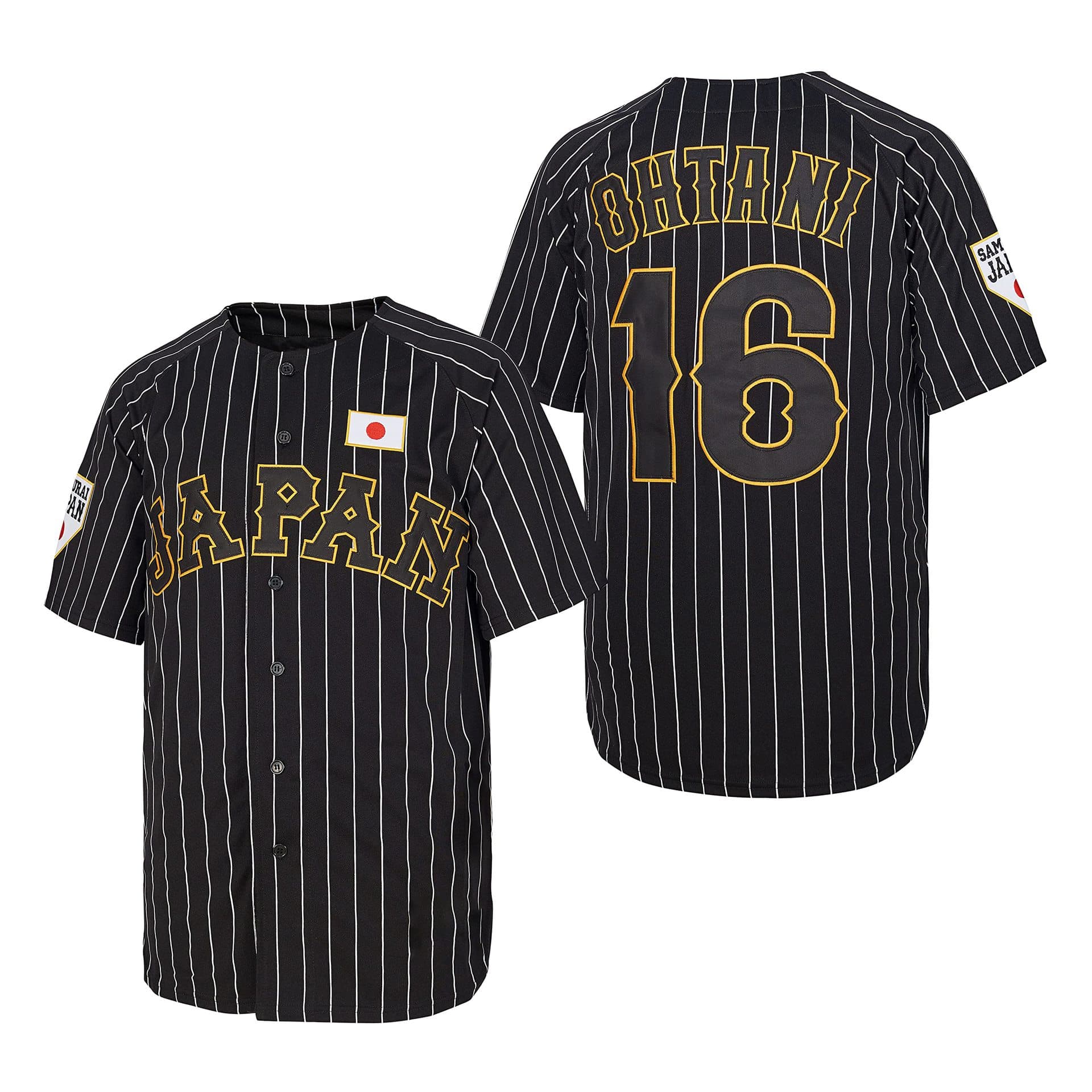 [Embroidered US size in stock] Cross-border Amazon baseball jersey OHTANI No.16 baseball shirt hip-hop party jersey.