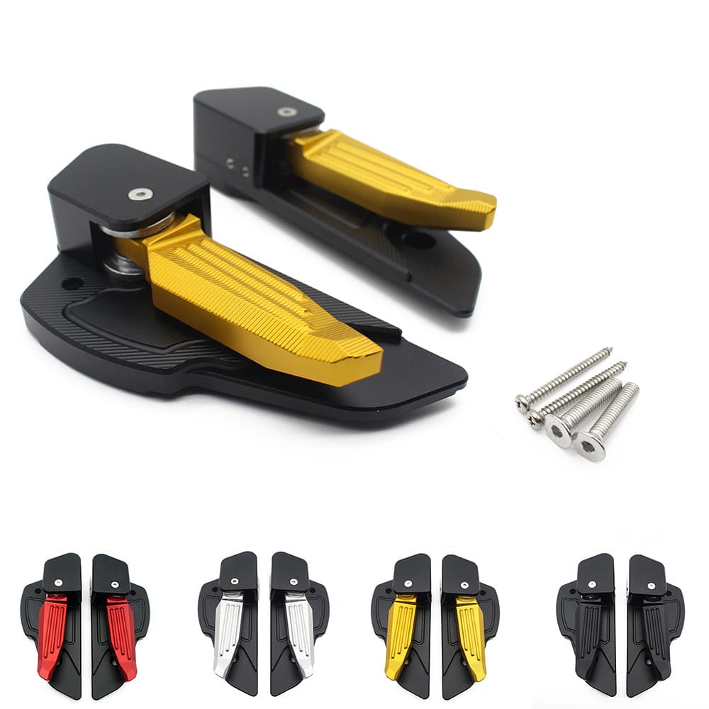Piaggio Vespa Spring Sprint 150 Modified Eject Aluminum Footrest Pedal Flip-up Foot Peg