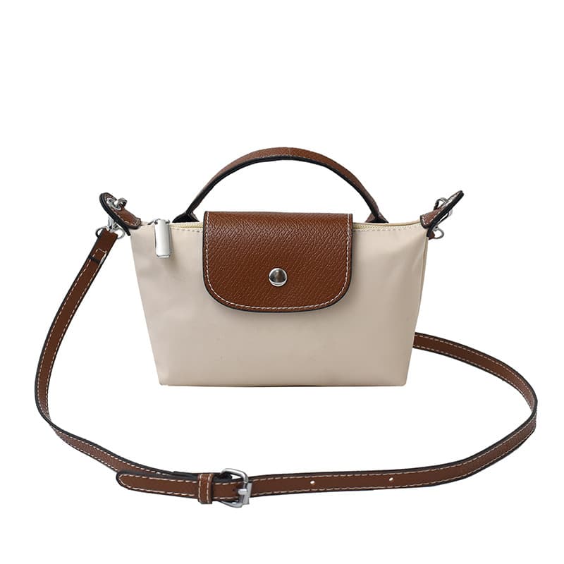 Crossbody Bag Women's 2026 New Style Simple Fashion Contrast Color Handbag Shoulder Bag Crossbody Bag Crescent Bag Longchamp Bag