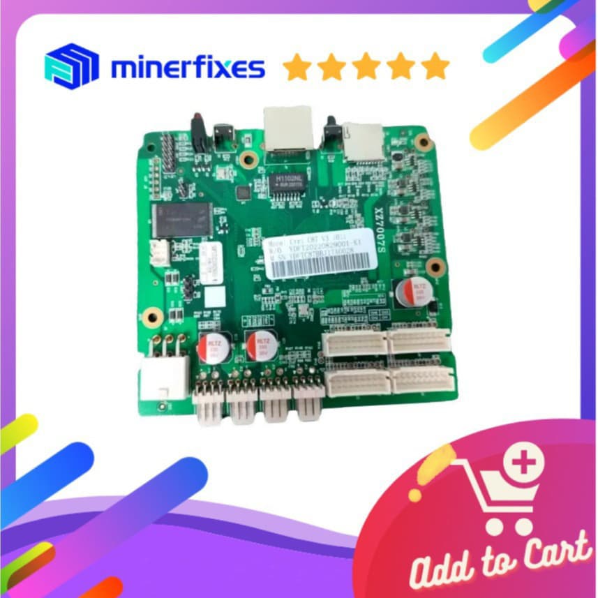 The new Antminer C87 control board is compatible with the entire S17 and S19 series.