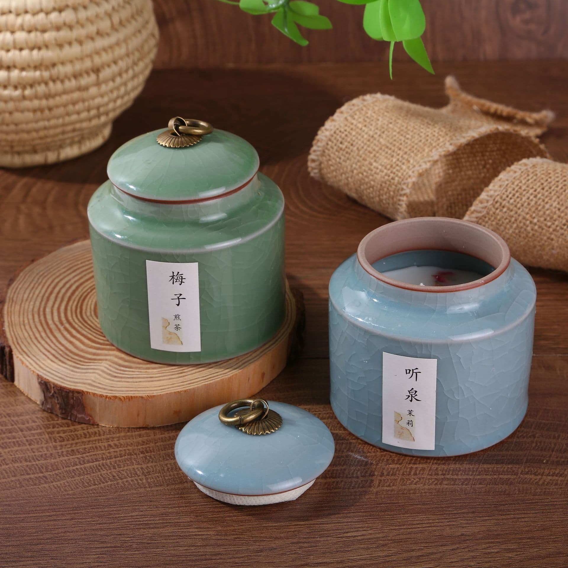 New Chinese Style Aromatherapy Candle, Long-Lasting National Fragrance for Home Bedroom