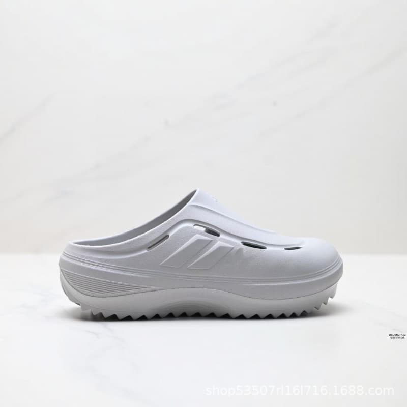 Cross-border Putian Shoes Adidas OZWAVE Men's and Women's Casual Anti-wear Anti-slip Closed-toe Clog Sandals JR6760