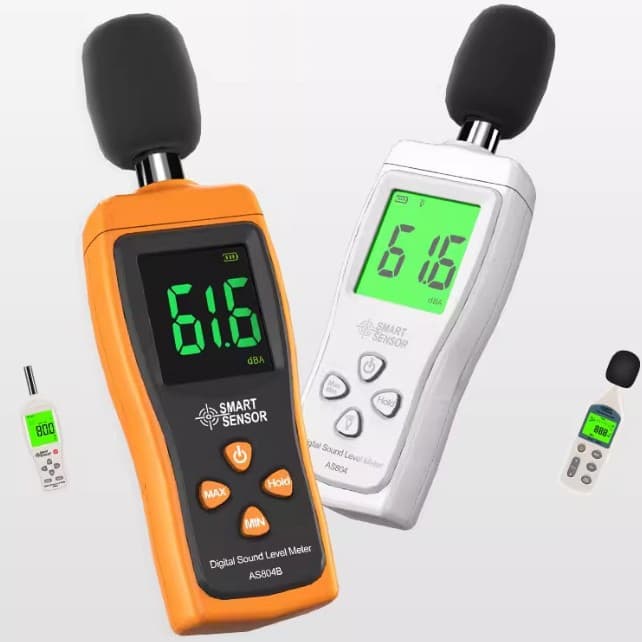 Smart Sensor Noise Meter Decibel Detector, Sound Level Measurement Instrument for Home Use