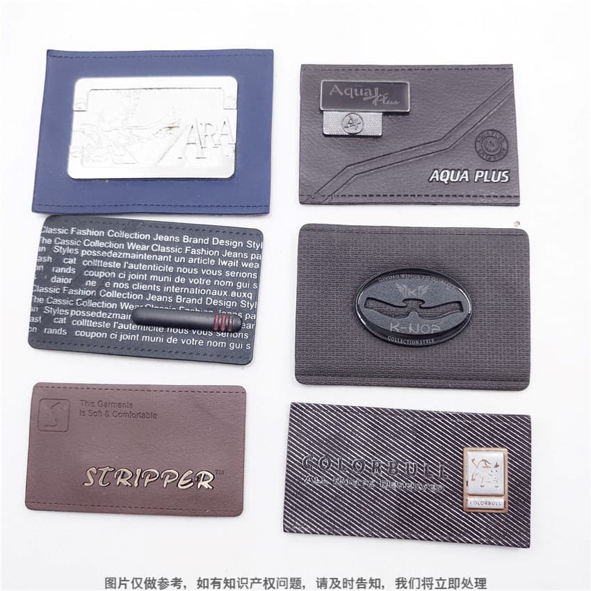 Hardware Leather Label Leather Tag Custom Brand Logo Custom Home Textile Quilt Cover Leather Trademark Creative Luggage Trademark