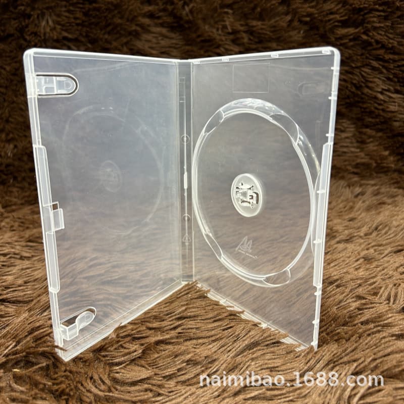 14mm 1-3 Disc Butterfly Core M Series LOCK Plastic Transparent DVD Case Multi-Disc Audio-Visual Album CD Case High Clarity