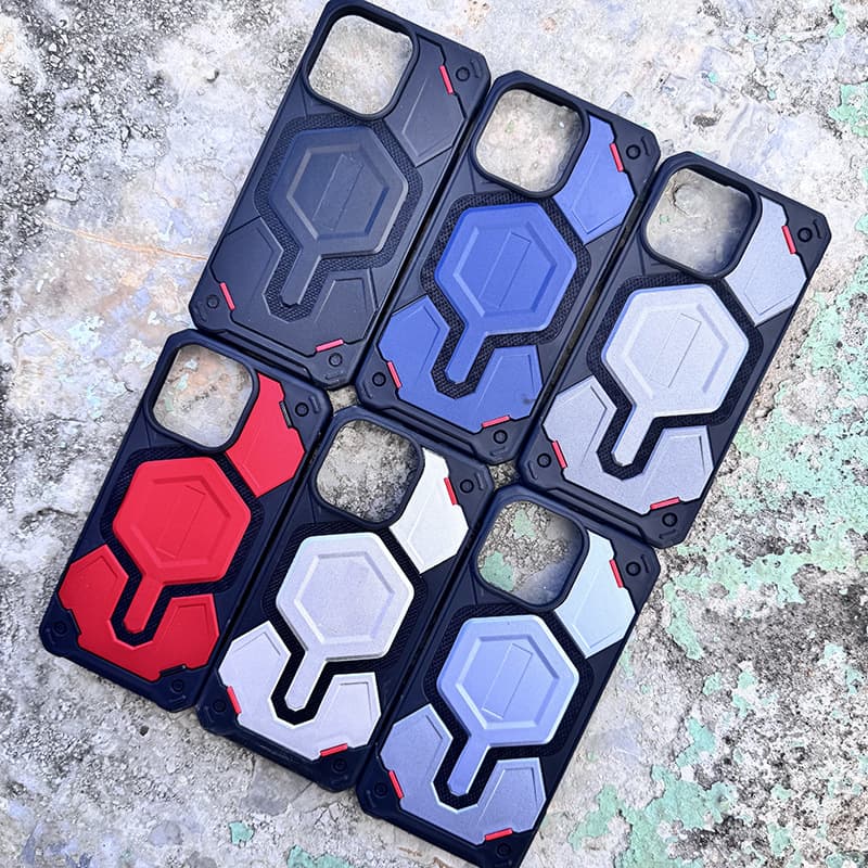 New Premium Kevlar Compatible with Apple iPhone 16 Pro Max Case Magnetic with Logo and Packaging