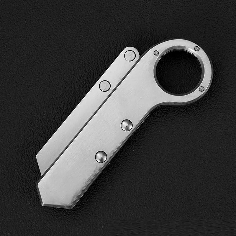 Stainless Steel Mechanical Utility Knife Sharp Stress-Relief Fidget Claw Knife Box Cutter Replaceable Blade Wallpaper Knife