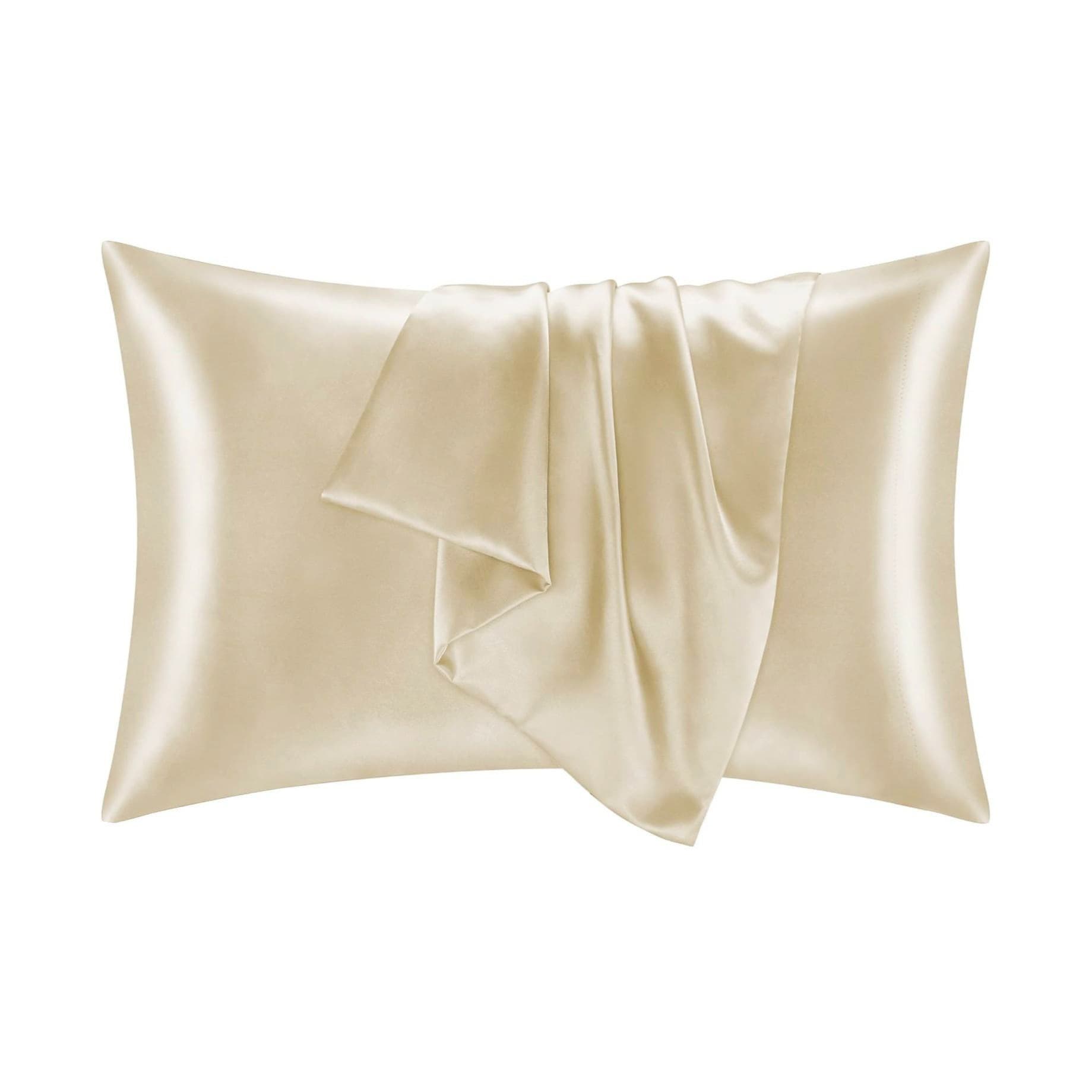 Cross-border Trade Amazon Europe and America Classic Satin Imitation Silk Pillowcase Nantong Home Textile Manufacturer Supply Satin Pillowcase