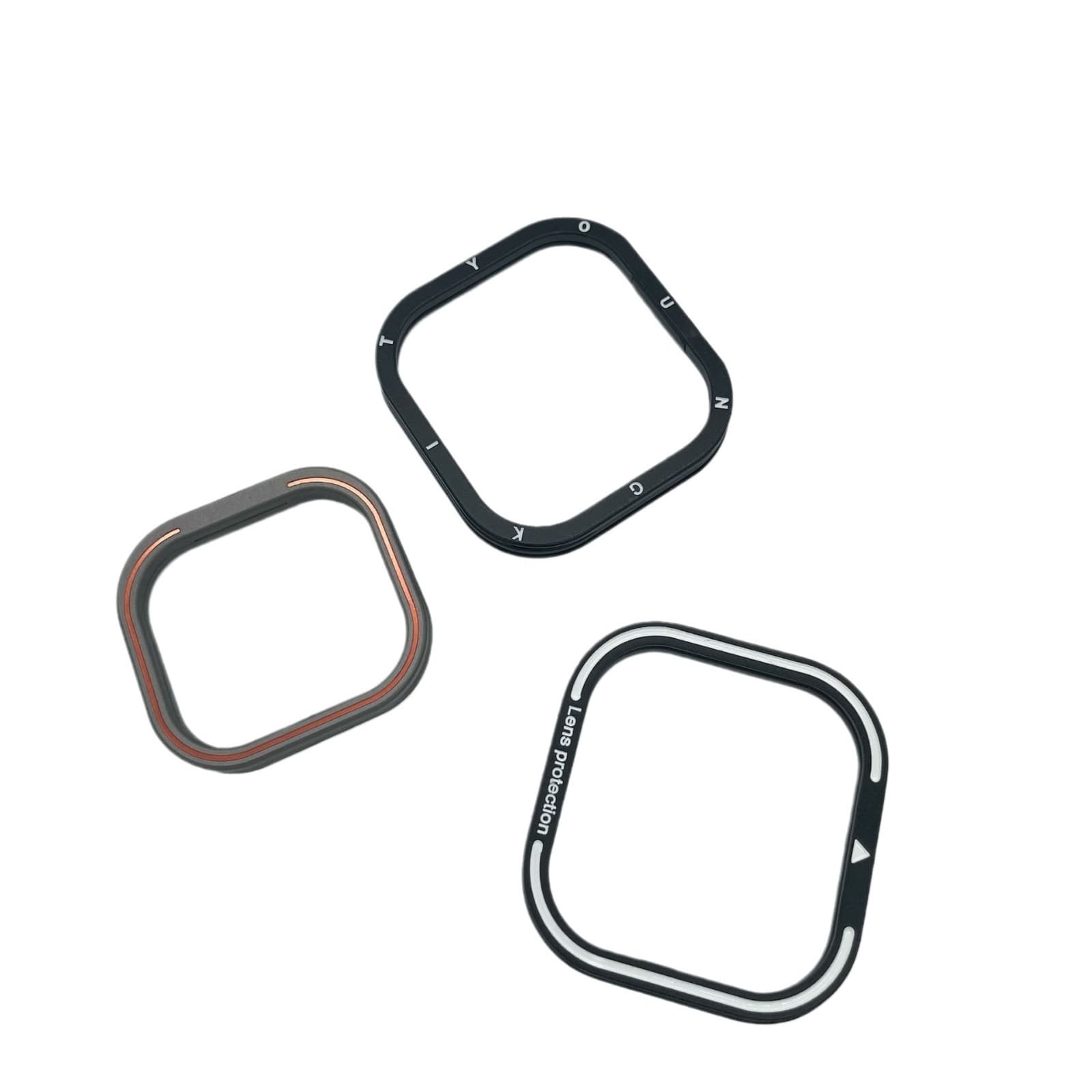 Phone Case Lens Protection Ring Aluminum Alloy Lens Protective Cover Metal Bezel-less Lens Ring