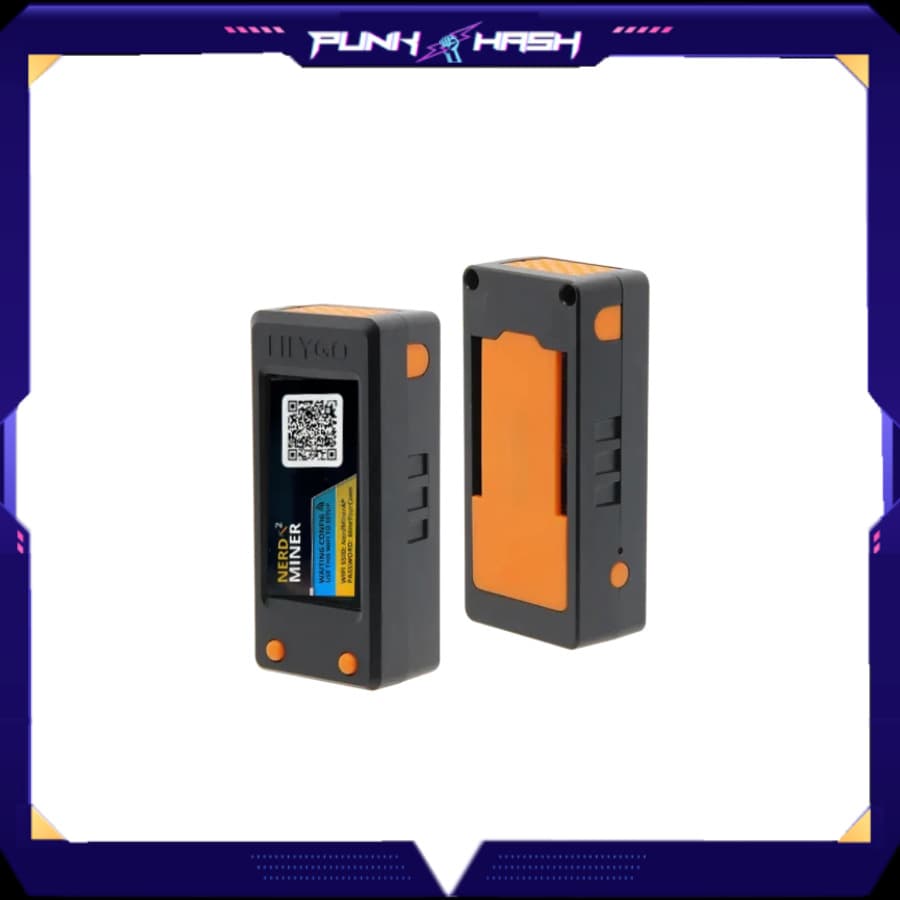 In stock, immediate shipping. Nerdminer Thumb Lottery Machine, D-display, infinite solo mode, 3W low power consumption.