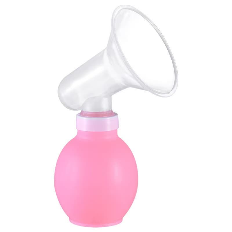 Manual Breast Pump with Silicone Bulb for Easy and Powerful Milk Expression, Breast Milk Collector Companion