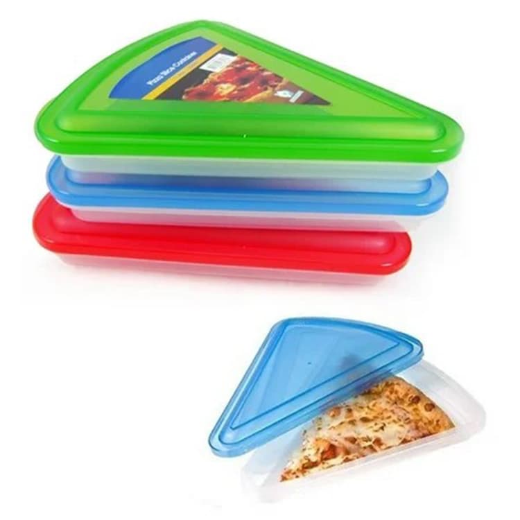 Plastic Fresh-Keeping Box Sandwich Box Pizza Box Triangular Meal Box Pizza Box