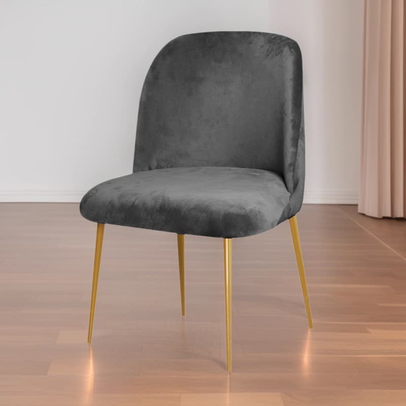 Cross-border velvet round low back arc shaped chair cover silver fox velvet elastic dining chair cushion integrated sofa cover