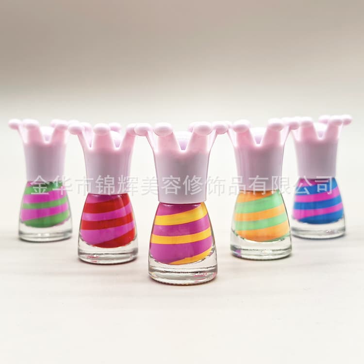 For Export Only: Children's Water-Based Nail Polish, Spiral Nail Polish