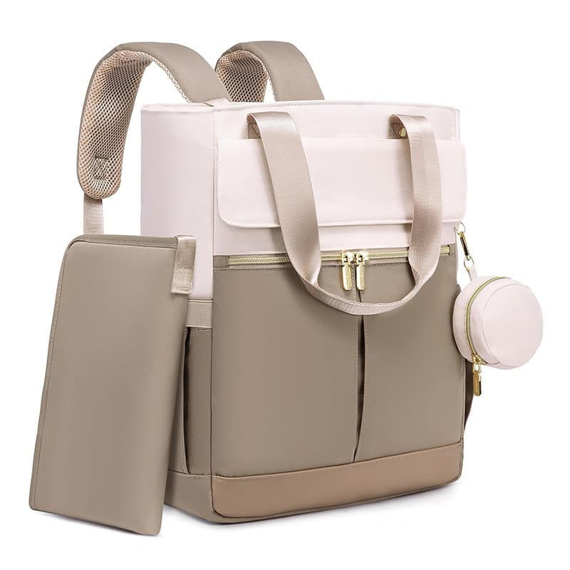 Amazon New Diaper Bag Mommy Backpack with Insulated Pockets, Diaper Bag Tote with Pacifier Case