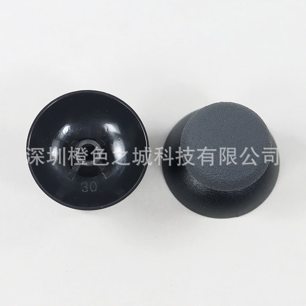 Compatible PS3 Joystick Cap, PS3 Controller Joystick Cap, PS3 Black Mushroom Head Joystick Cap, 3D Joystick Cap