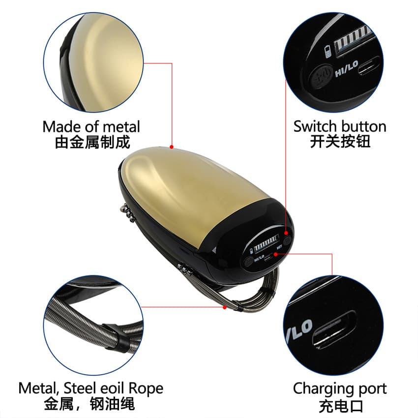 Cross-border electric massager, men's physiotherapy device, handheld facial massager for barbershops, vibrating facial massager.