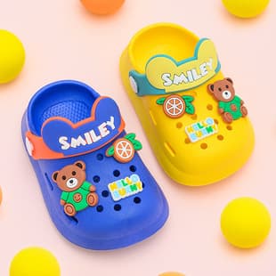 Children's Crocs Summer Lightweight Indoor Soft Sole Anti-Slip Cartoon Boys' Closed-Toe Sandals