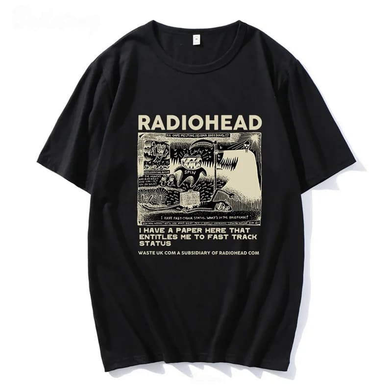 [Cross-border European code] Radiohead T Shirt Men Vintage Classic T-Shirt