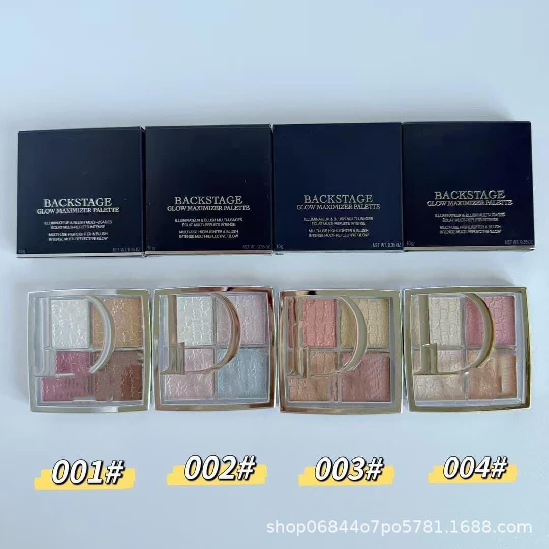 New Foreign Trade Makeup: D Brand Backstage Four-Color Highlighter and Contour Palette, Supermodel Clear Earth Tones for Beginners, C Makeup