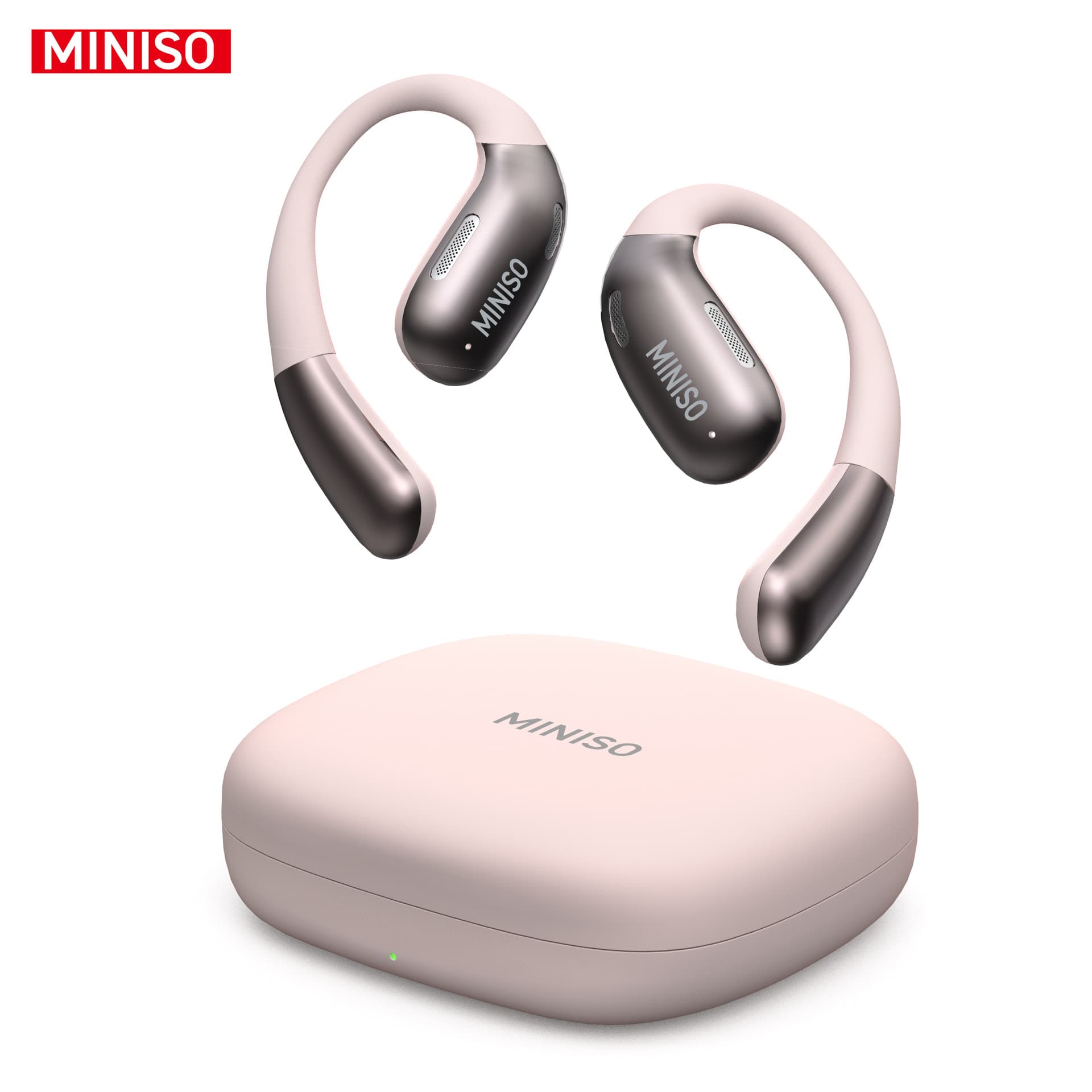 Miniso X28 Wireless Bluetooth Earphones: High-Definition Sound Quality, Ultra-Low Latency, Noise Cancellation, OWS Sports Earphones