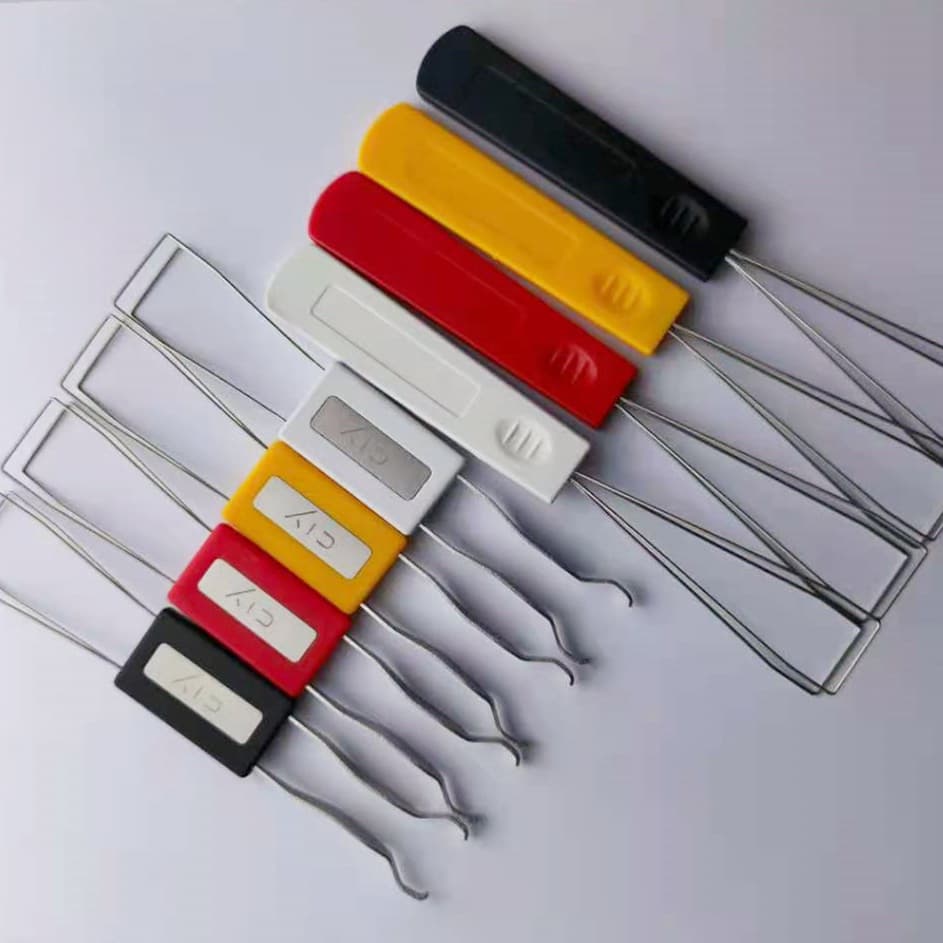 Steel Wire Keycap Puller Metal Switch Puller N62 Extractor DIY Cleaning Keycap Remover Red Black White Yellow