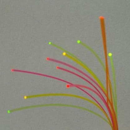 Slingshot 1.0mm Fluorescent Fiber Optic Blue Red Orange Bow Sight Aiming Light Red Green Aiming Point Fiber Optic