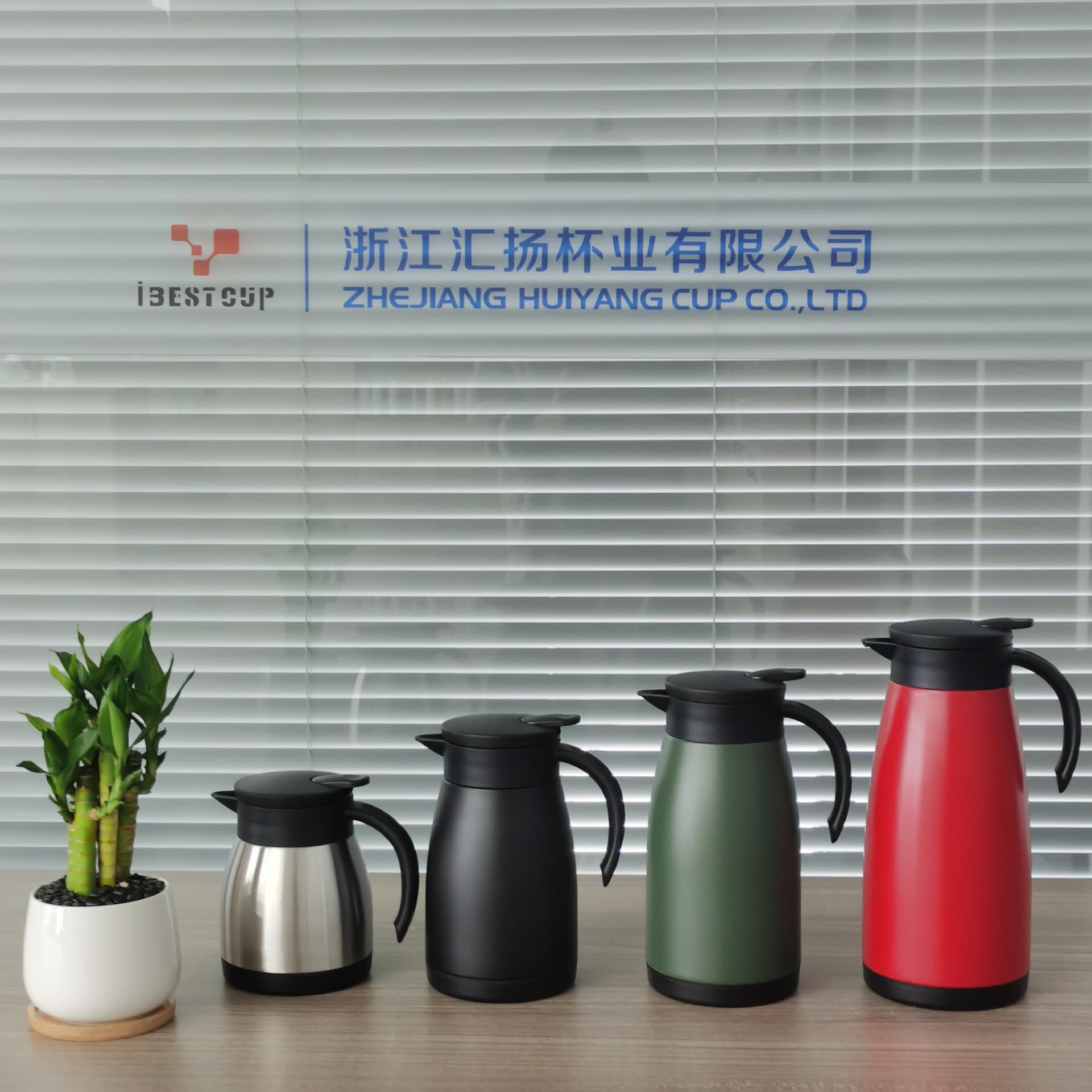 304 stainless steel vacuum coffee pot for household large-capacity handle thermos pot restaurant household thermos and cold pot