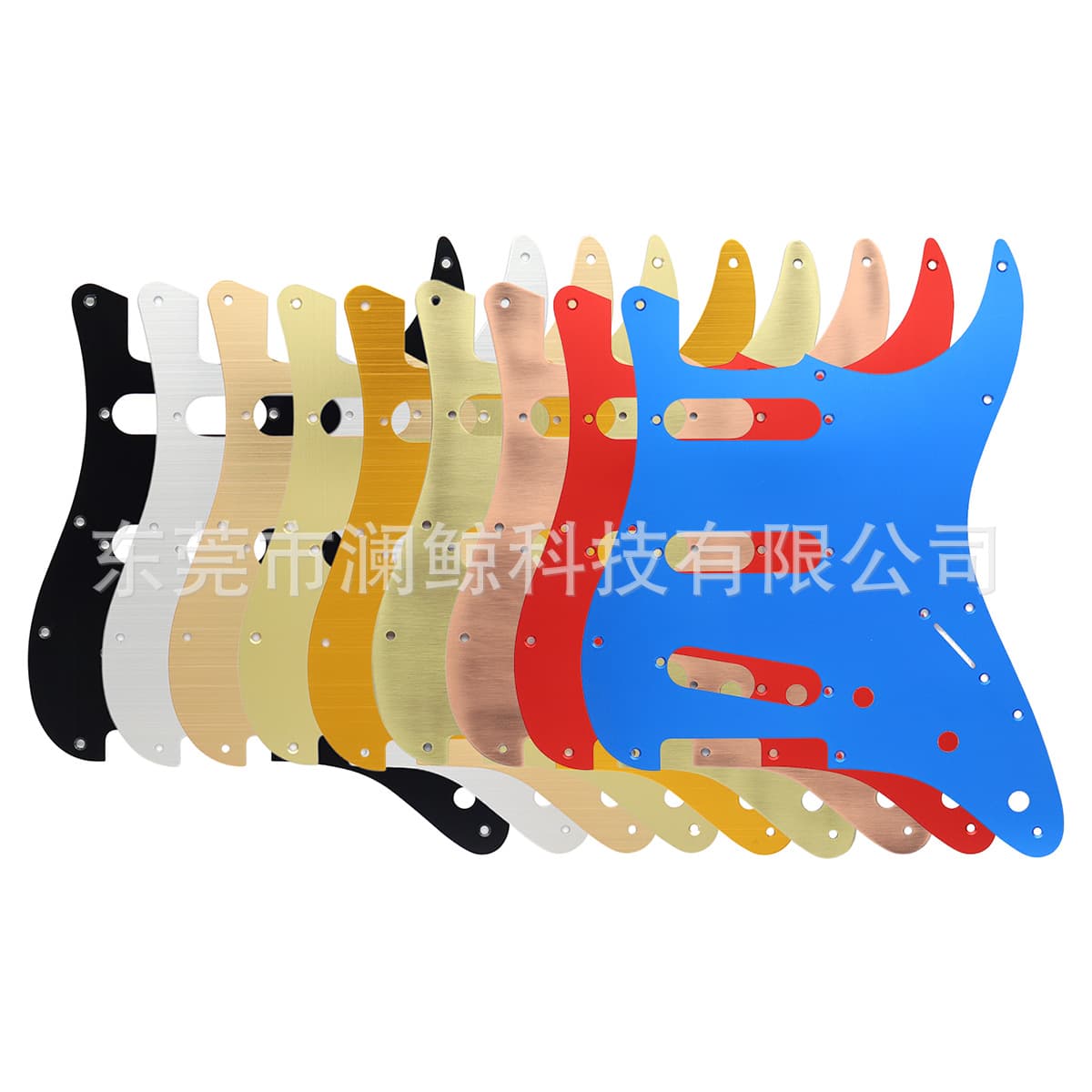 Metal Aluminum Alloy Single Single Single Electric Guitar Pickguard SSS Electric Guitar ST SQ Three Single Guitar Pickguard Front Cover