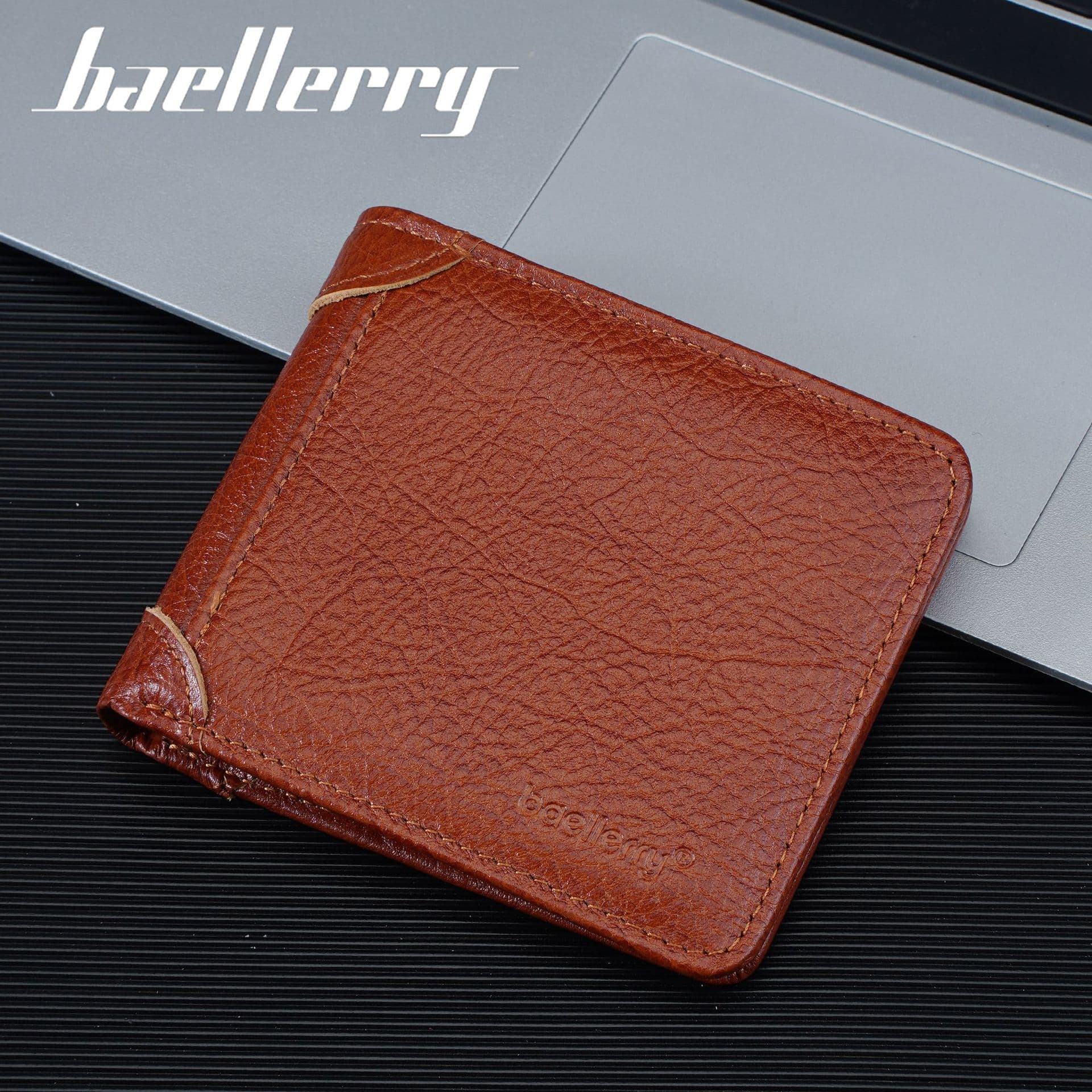 New Men's Short Wallet Cowhide Multi-Card Business Wallet Premium Genuine Leather Card Holder Integrated Wholesale Portable
