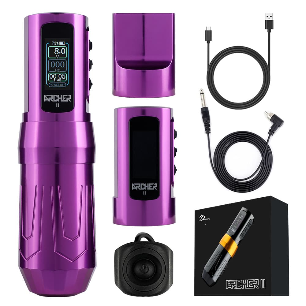 Longyi Artist Shooter II Tattoo Pen Lining Shading Hollow Cup Motor Direct Drive Tattoo Machine Cross-border New Model