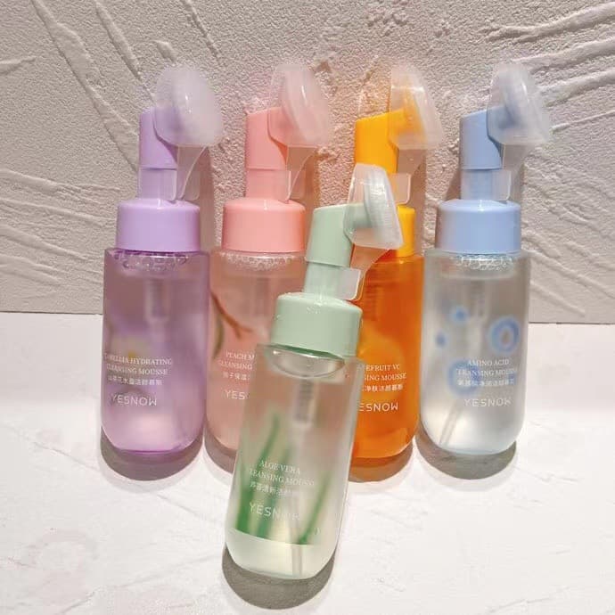 Amino Acid Cleansing Foam Face Wash Moisturizing Mousse Hydrating Nourishing Gentle Makeup Remover Exfoliating
