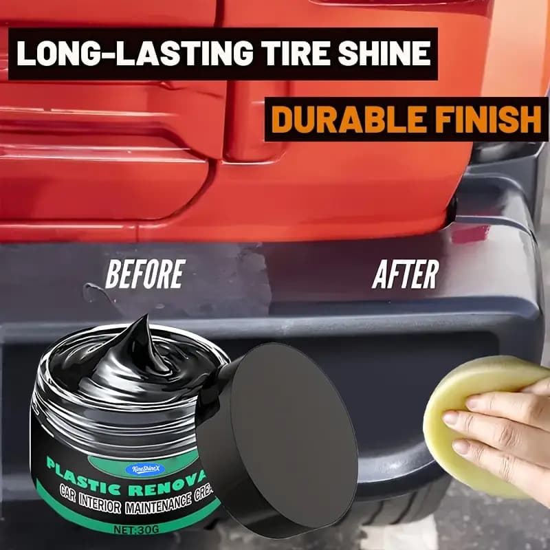 Car Interior Black Care Refurbishment Car Plastic Renew Wax