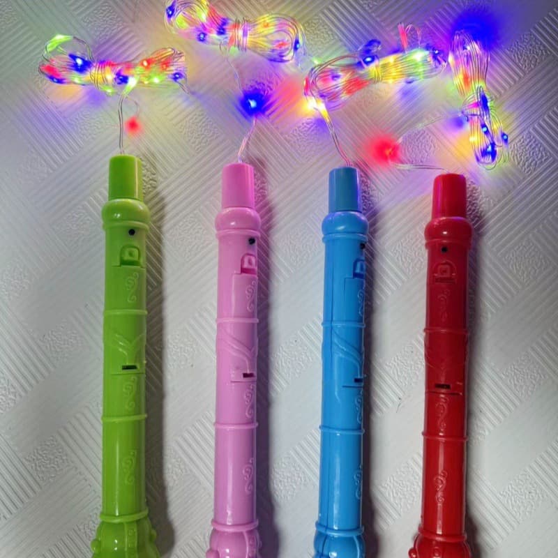 Cross-border 2.5g thickened three-section handle leather lamp soft lamp wave ball LED luminous copper lamp does not hurt the ball skin