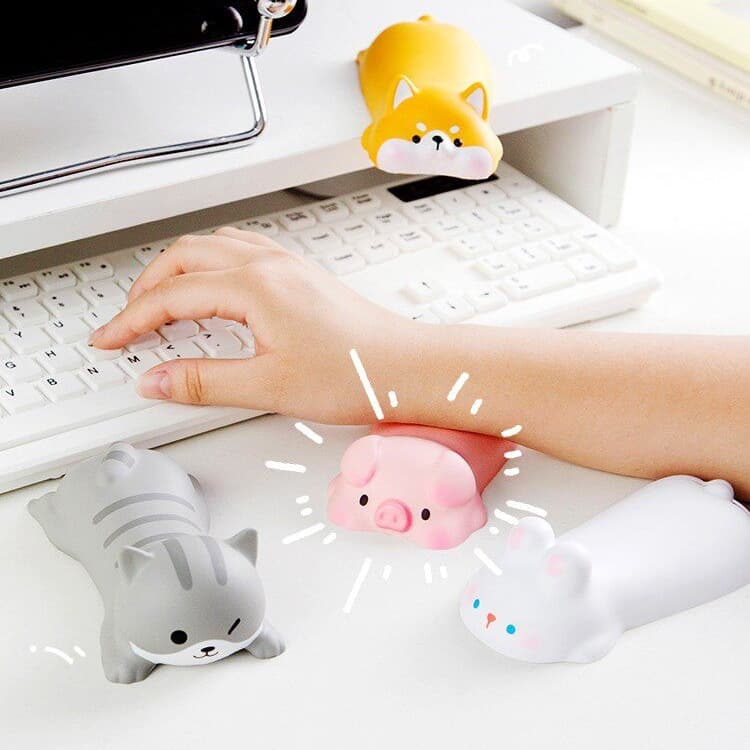 Memory Foam Decompression Mouse Pad Wrist Rest Cute Office Desktop Mouse Wrist Support Hand Rest Pillow