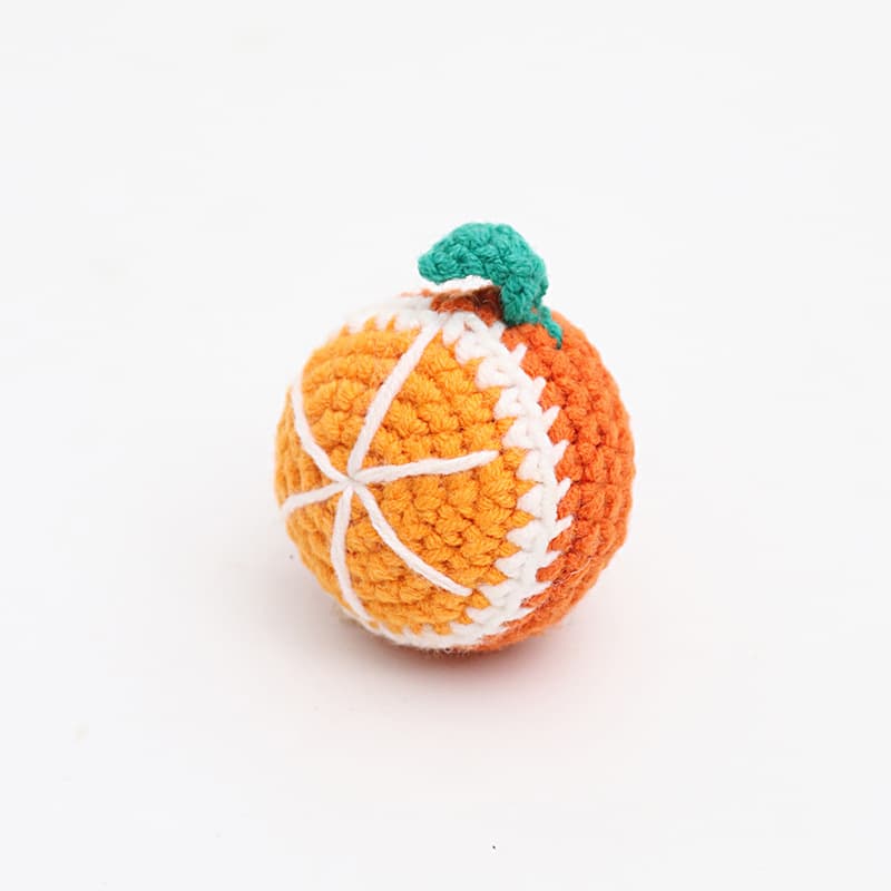 Cross-border Viral Handmade Yarn Small Doll Finished Knitted Keychain Bag Charm Small Bee Fruit Handicraft